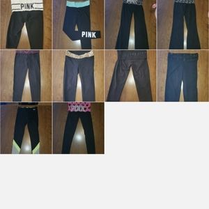 Vs pink leggings LOT!!